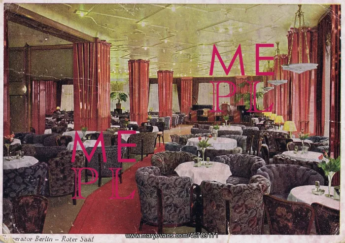 : The interior of the Kaffehaus Imperator, Berlin : The interior of the Kaffehaus Imperator, Berlin