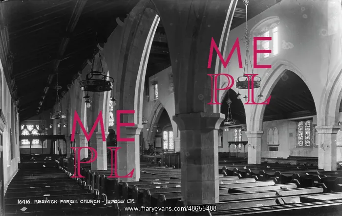 : Interior of Keswick Parish Church : Interior of Keswick Parish Church
