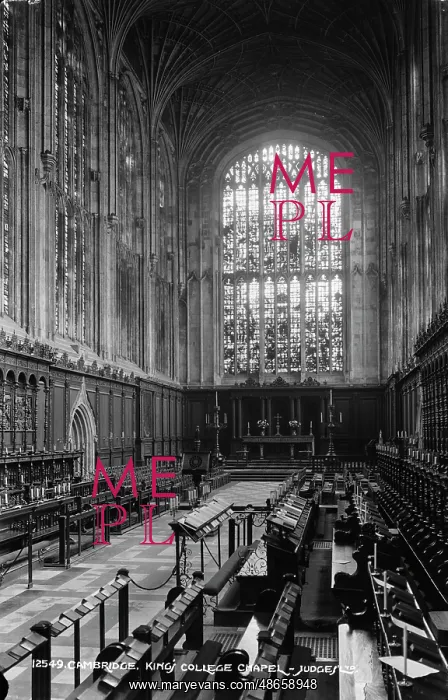 : Interior of King's College Chapel : Interior of King's College Chapel