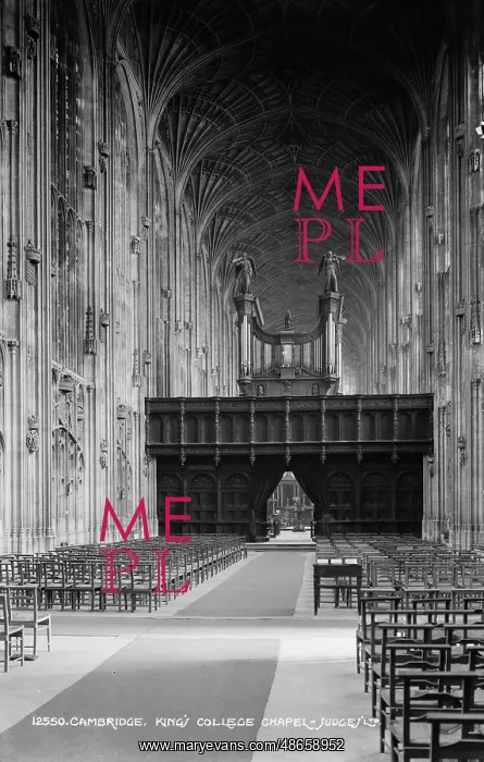 : Interior of King's College Chapel : Interior of King's College Chapel