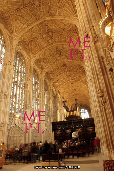 : The interior of King's College Chapel, Cambridge : The interior of King's College Chapel, Cambridge