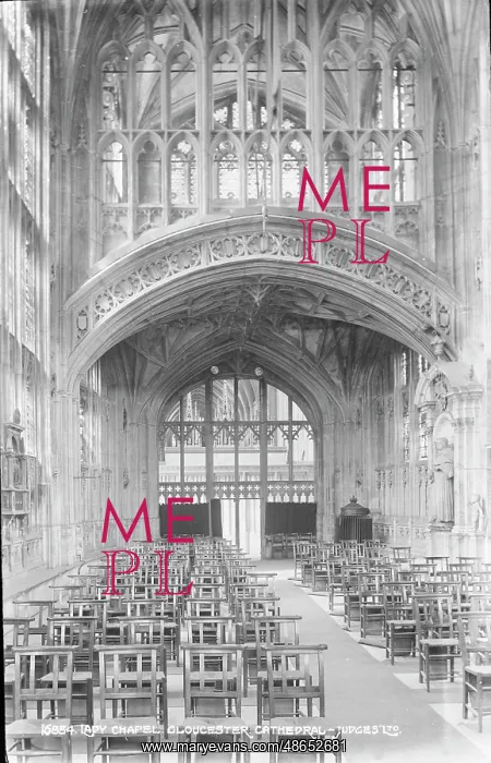 : Interior of the Lady Chapel, Gloucester Cathedral : Interior of the Lady Chapel, Gloucester Cathedral