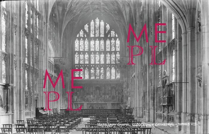 : Interior of the Lady Chapel, Gloucester Cathedral : Interior of the Lady Chapel, Gloucester Cathedral