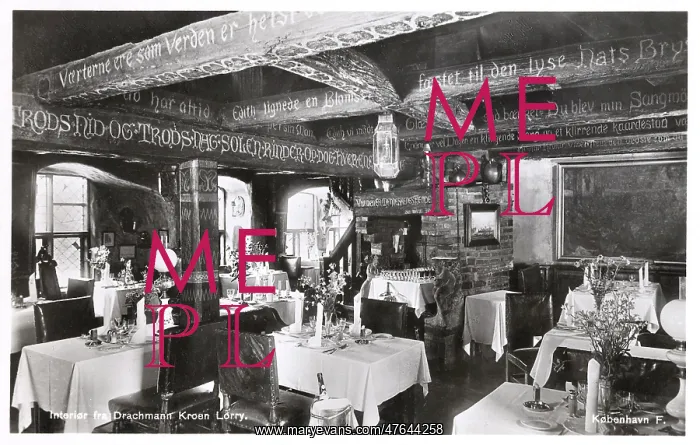 : Interior of Lorry Restaurant, Copenhagen, Denmark : Interior of Lorry Restaurant, Copenhagen, Denmark