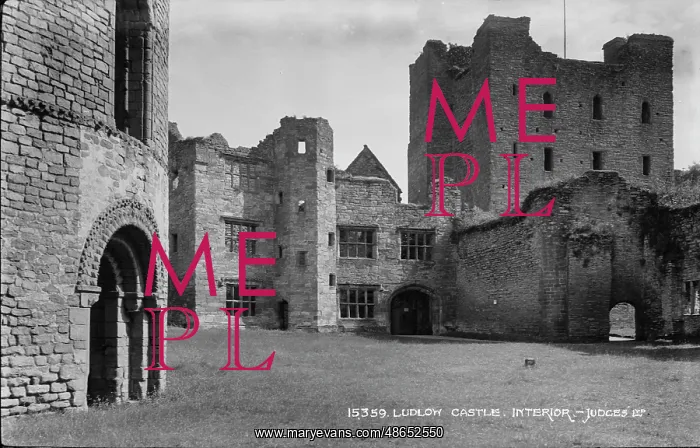 : Interior of Ludlow Castle : Interior of Ludlow Castle