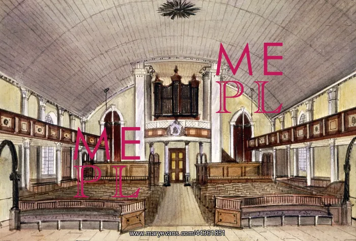 : Interior of the Lutheran Church : Interior of the Lutheran Church