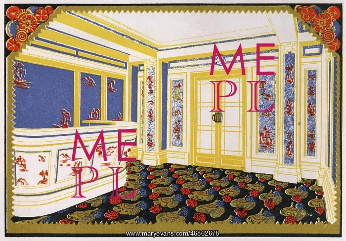 : Interior of the May Fair Hotel : Interior of the May Fair Hotel