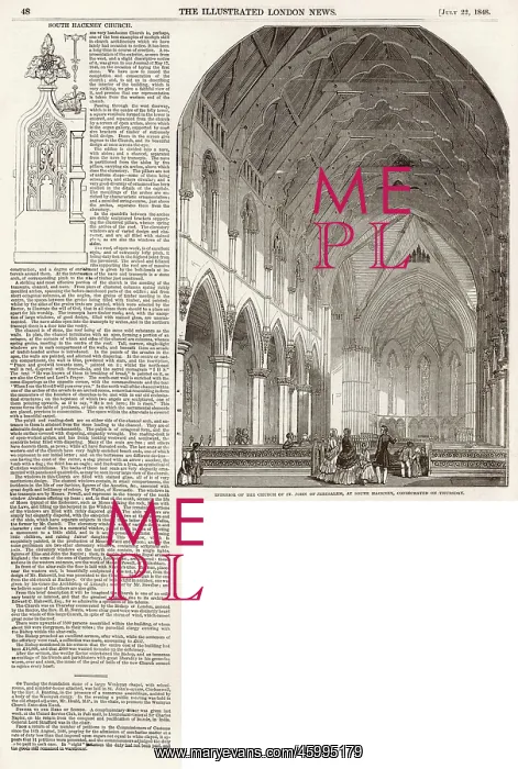 : INTERIOR OF NEW CHURCH : INTERIOR OF NEW CHURCH