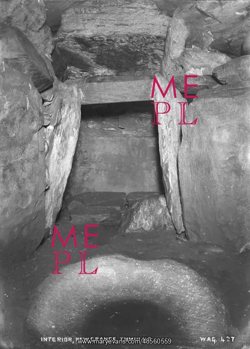 : Interior, New Grange Tumulus : Interior, New Grange Tumulus