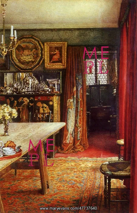  : Interior with a Painted Cabinet