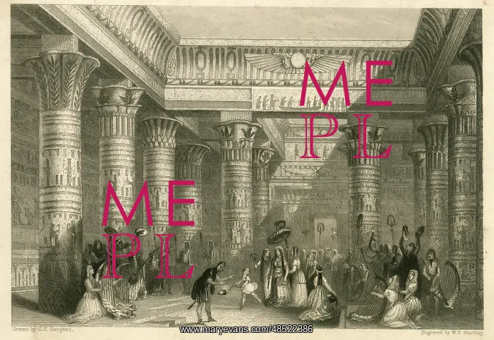  : Interior of the Palace of Cleopatra
