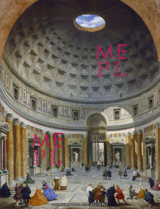 : Interior of the Pantheon : Interior of the Pantheon