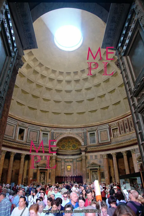 : Interior of the Pantheon, Rome, Italy : Interior of the Pantheon, Rome, Italy