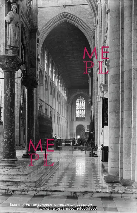 : Interior of Peterborough Cathedral : Interior of Peterborough Cathedral