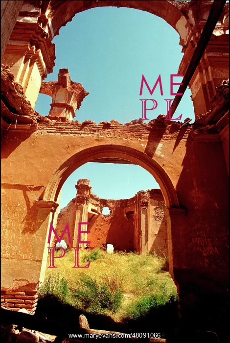 : Interior ruins, Belchite, Spain : Interior ruins, Belchite, Spain