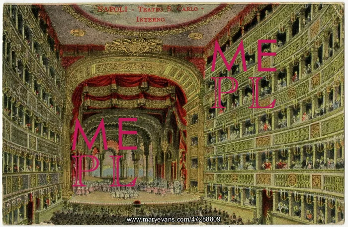  : Interior of San Carlo, Napolo
