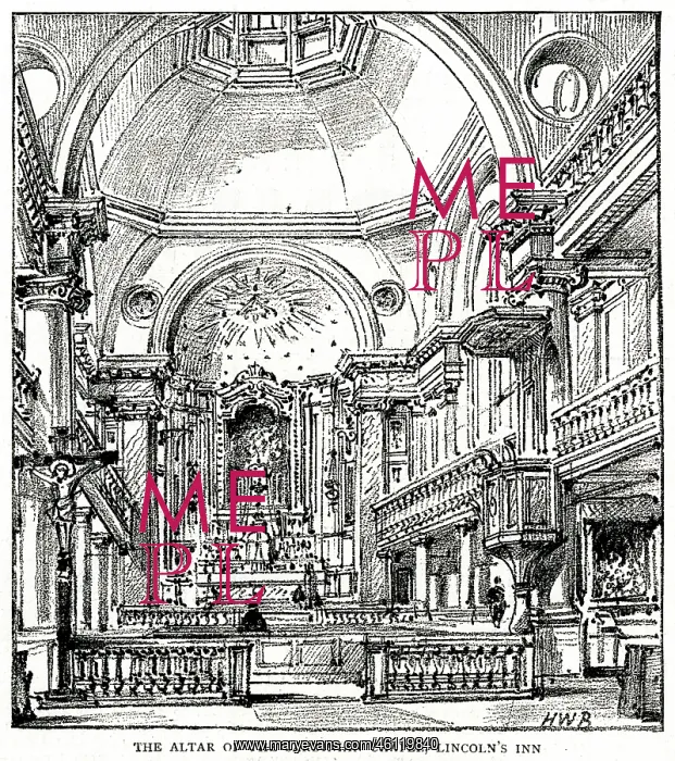 : Interior of the Sardinian Chapel, 1893 : Interior of the Sardinian Chapel, 1893