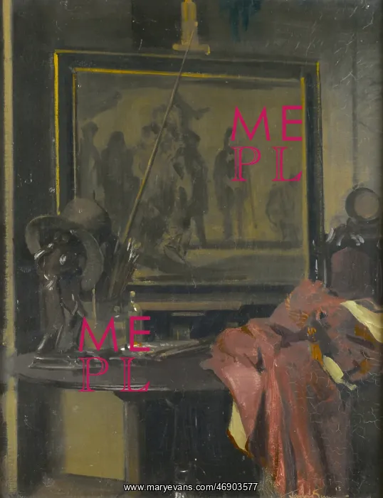: Interior Scene, Memories of James Pryde, WW1 : Interior Scene, Memories of James Pryde, WW1