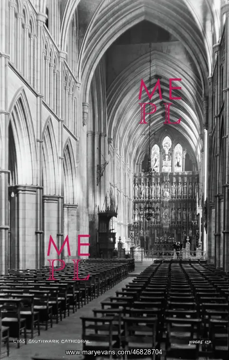 : Interior of Southwark Cathedral : Interior of Southwark Cathedral
