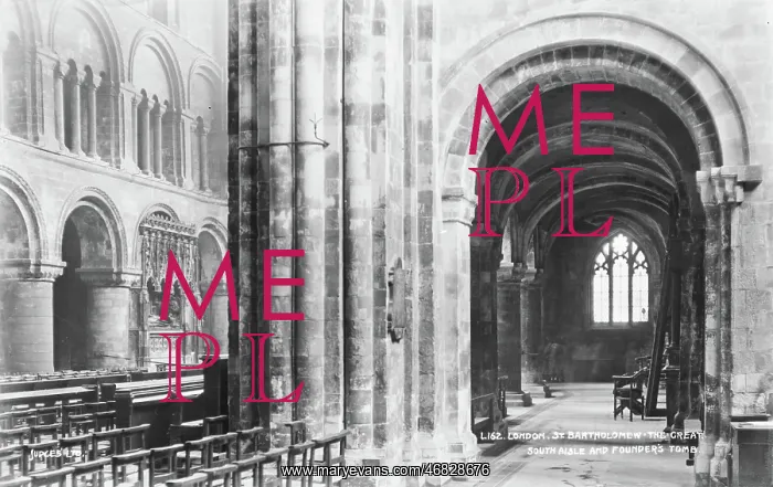 : Interior of St. Bartholomew the Great : Interior of St. Bartholomew the Great