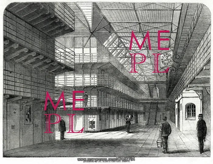 : Interior of St Mary's Convict Prision 1861 : Interior of St Mary's Convict Prision 1861