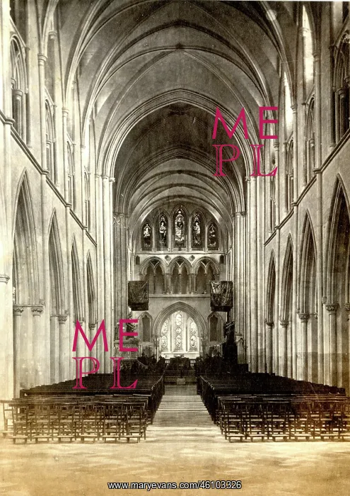 : Interior, St Patrick's Cathedral, Dublin, Ireland : Interior, St Patrick's Cathedral, Dublin, Ireland