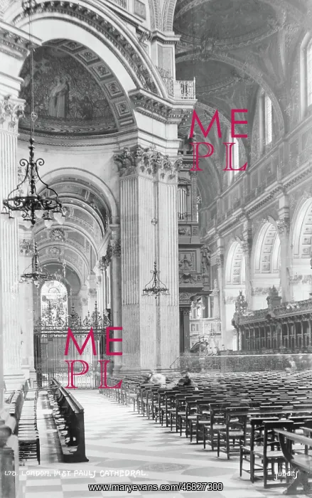 : Interior of St. Paul's Cathedral : Interior of St. Paul's Cathedral