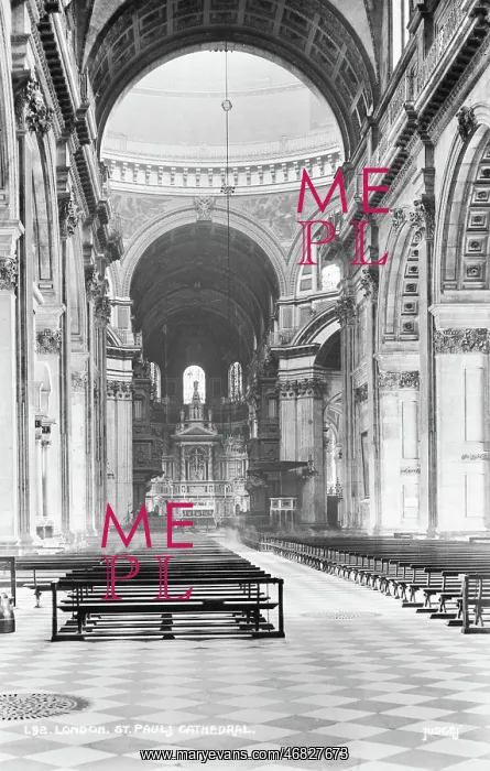 : Interior of St. Paul's Cathedral : Interior of St. Paul's Cathedral