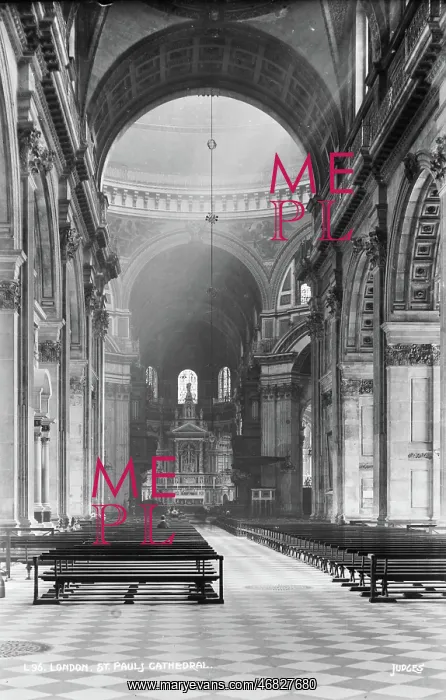 : Interior of St. Paul's Cathedral : Interior of St. Paul's Cathedral