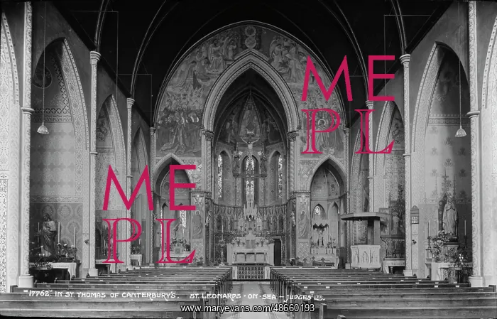 : Interior of St. Thomas of Canterbury Church : Interior of St. Thomas of Canterbury Church