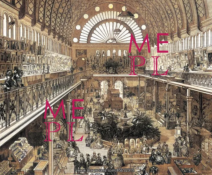 : Interior of the Sydney Exhibition Building, 1872 : Interior of the Sydney Exhibition Building, 1872
