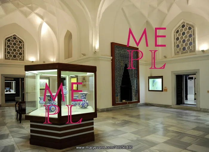 : Interior of Tiled Kiosk Museum. Archaeological Museum. Istan : Interior of Tiled Kiosk Museum. Archaeological Museum. Istan