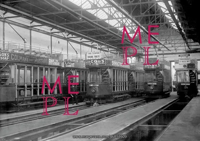 : Interior of tramshed, Lytham St Annes, Lancashire : Interior of tramshed, Lytham St Annes, Lancashire