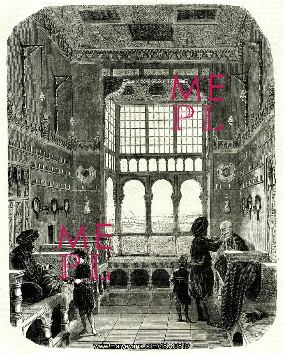  : Interior of a Turkish Barber's Shop
