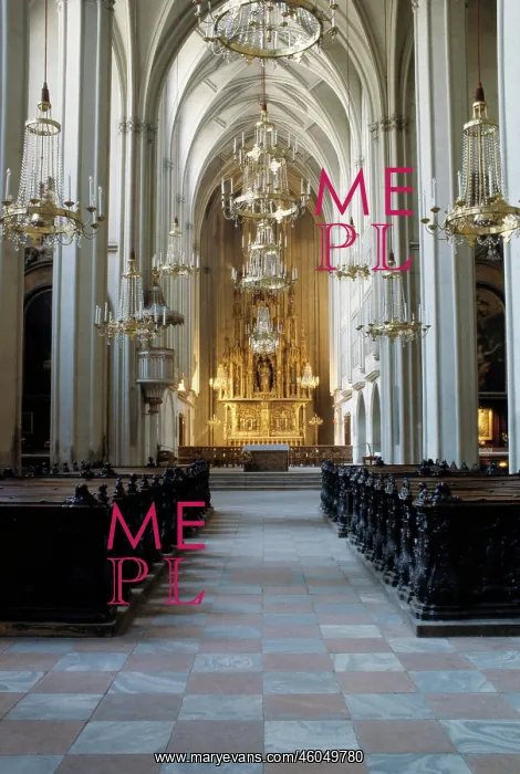 : Interior view of the Augustiner Church : Interior view of the Augustiner Church