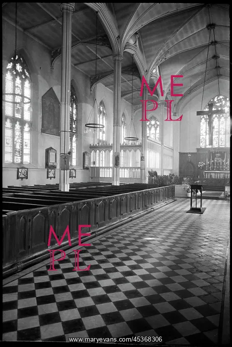 : An interior view of Christ Church : An interior view of Christ Church