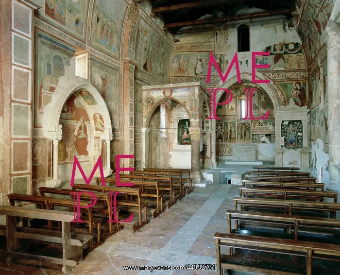 : Interior view of the Church : Interior view of the Church