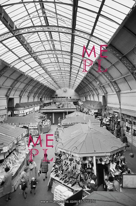 : An interior view of Grainger Market : An interior view of Grainger Market