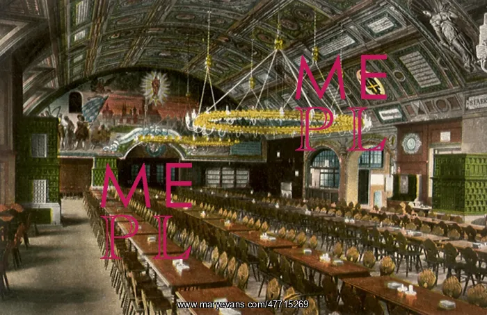 : Interior view of the Great Hall. Munich : Interior view of the Great Hall. Munich