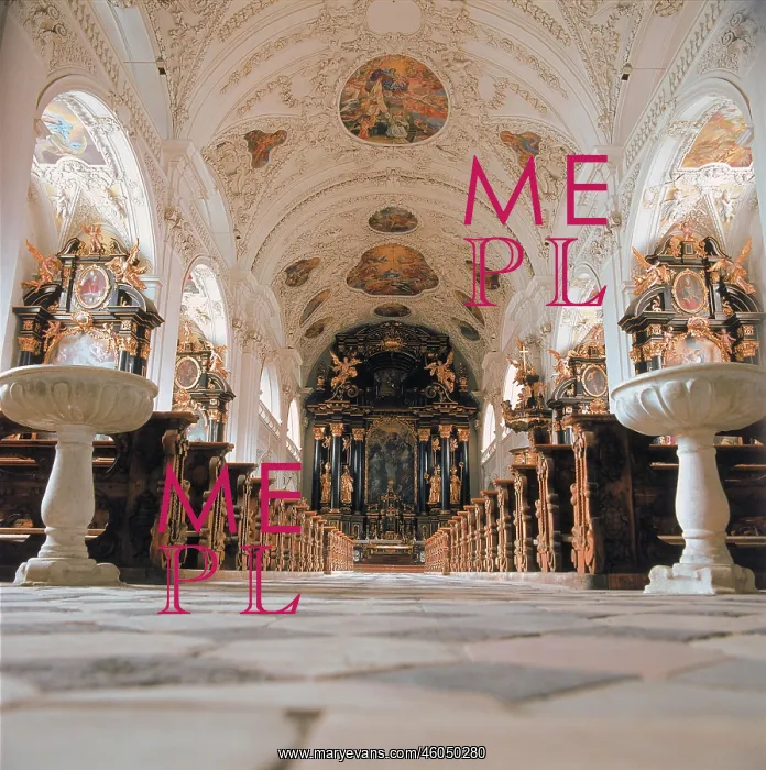 : Interior view of the minster : Interior view of the minster