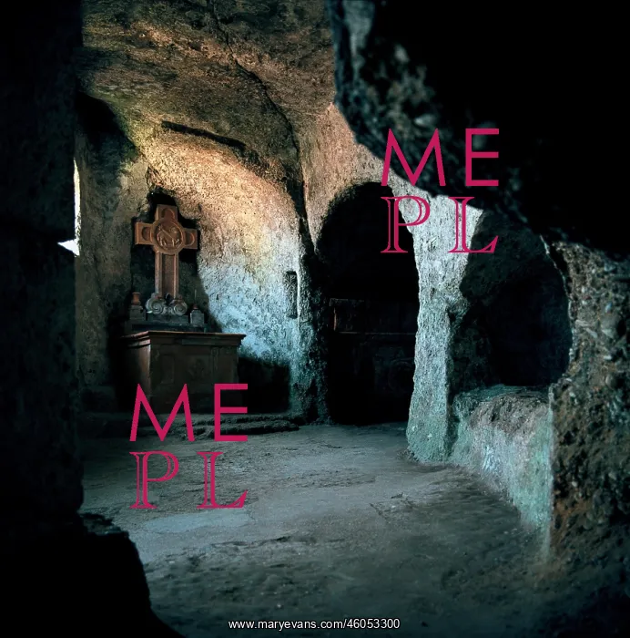 : Interior view of the so-called catacombs : Interior view of the so-called catacombs
