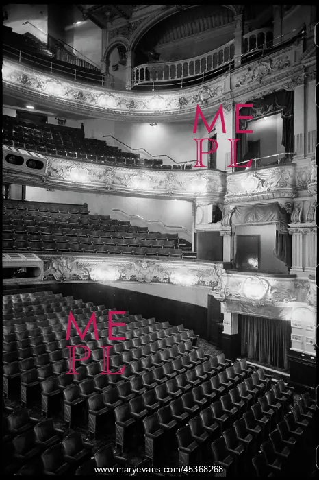 : An interior view of the Theatre Royal : An interior view of the Theatre Royal