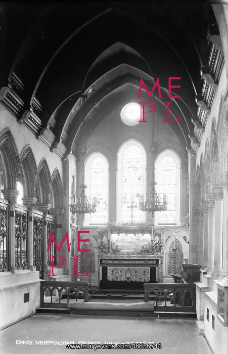 : Interior of Whippingham Church : Interior of Whippingham Church
