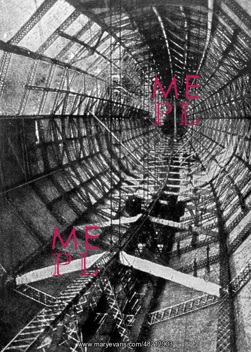 : The interior of zeppelin L 59 : The interior of zeppelin L 59