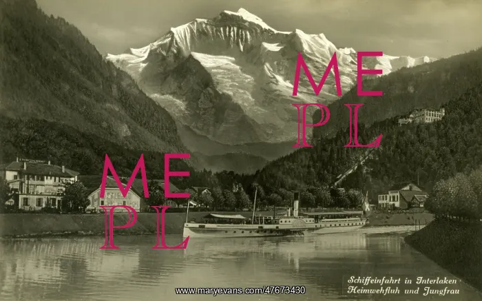 : Interlaken, Heimwehfluh and Jungfrau, Bern, Switzerland : Interlaken, Heimwehfluh and Jungfrau, Bern, Switzerland