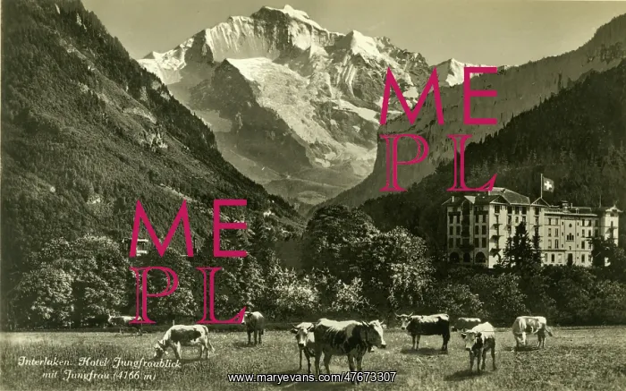 : Interlaken and the Jungfrau, Bern, Switzerland : Interlaken and the Jungfrau, Bern, Switzerland