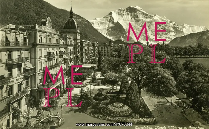 : Interlaken and the Jungfrau, Bern, Switzerland : Interlaken and the Jungfrau, Bern, Switzerland