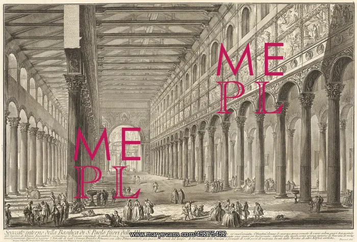  : Internal cross-section of St. Paul Outside the Walls