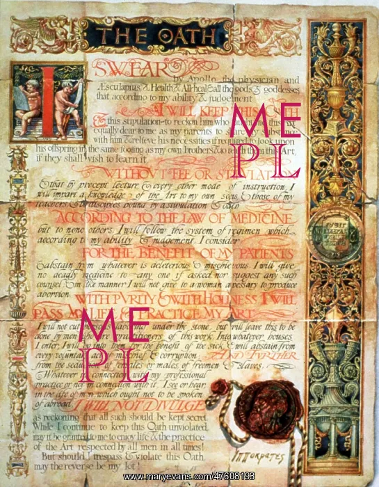 : International Code of Medical Ethics, Hippocratic Oath, 1949 : International Code of Medical Ethics, Hippocratic Oath, 1949