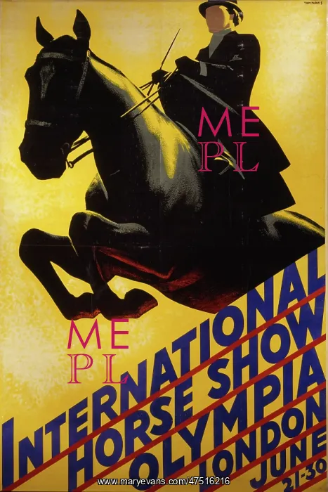 : International horse show advert : International horse show advert